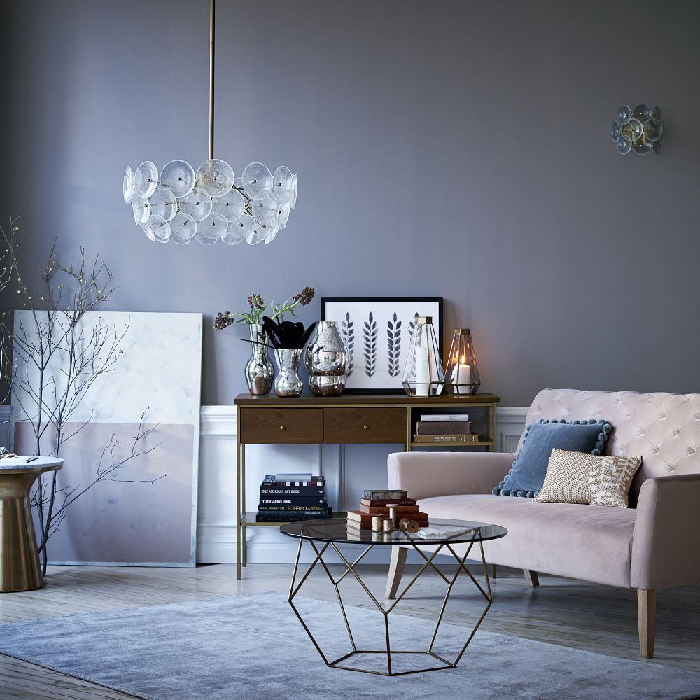 Glass Disk Chandelier West Elm UK